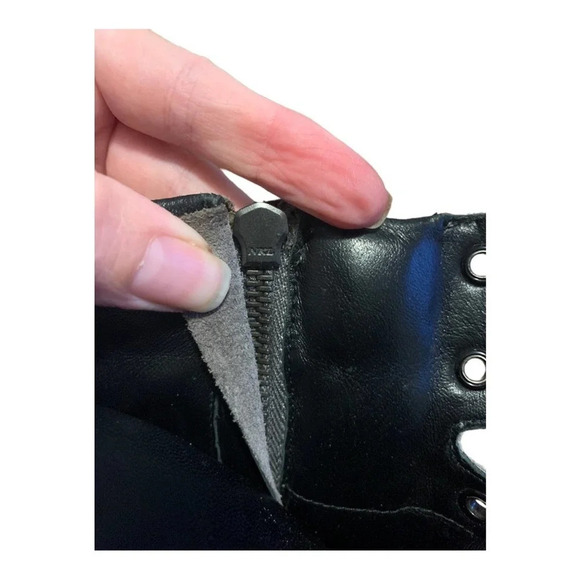 Prada Grey combat Wedge sneaker size 39.5 authentic - Picture 9 of 11